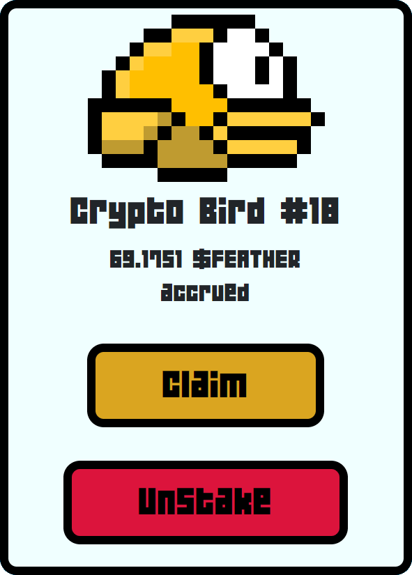 Crypto Bird staking